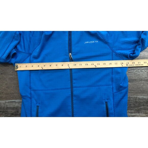 Patagonia Mens Medium Blue Full Zip Polartech Power Dry Jacket - Picture 7 of 8
